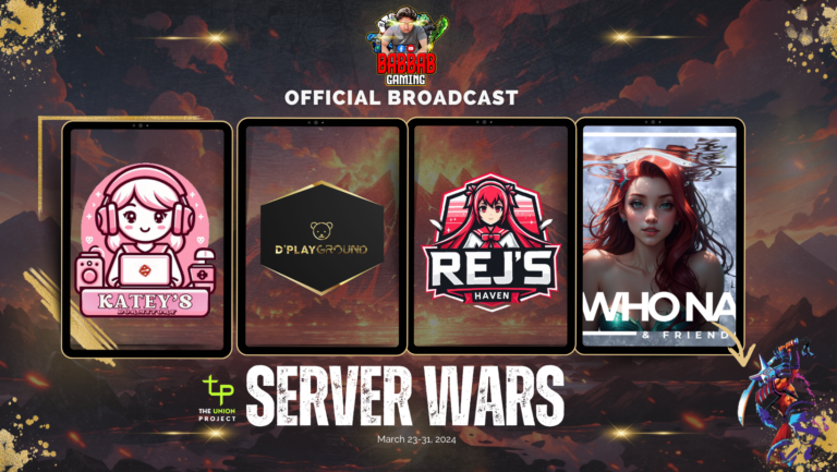 Announcing Our Official Server Wars Broadcast: BabbabGaming